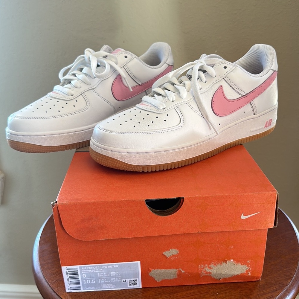 Air Force 1 Low Retro white/pink